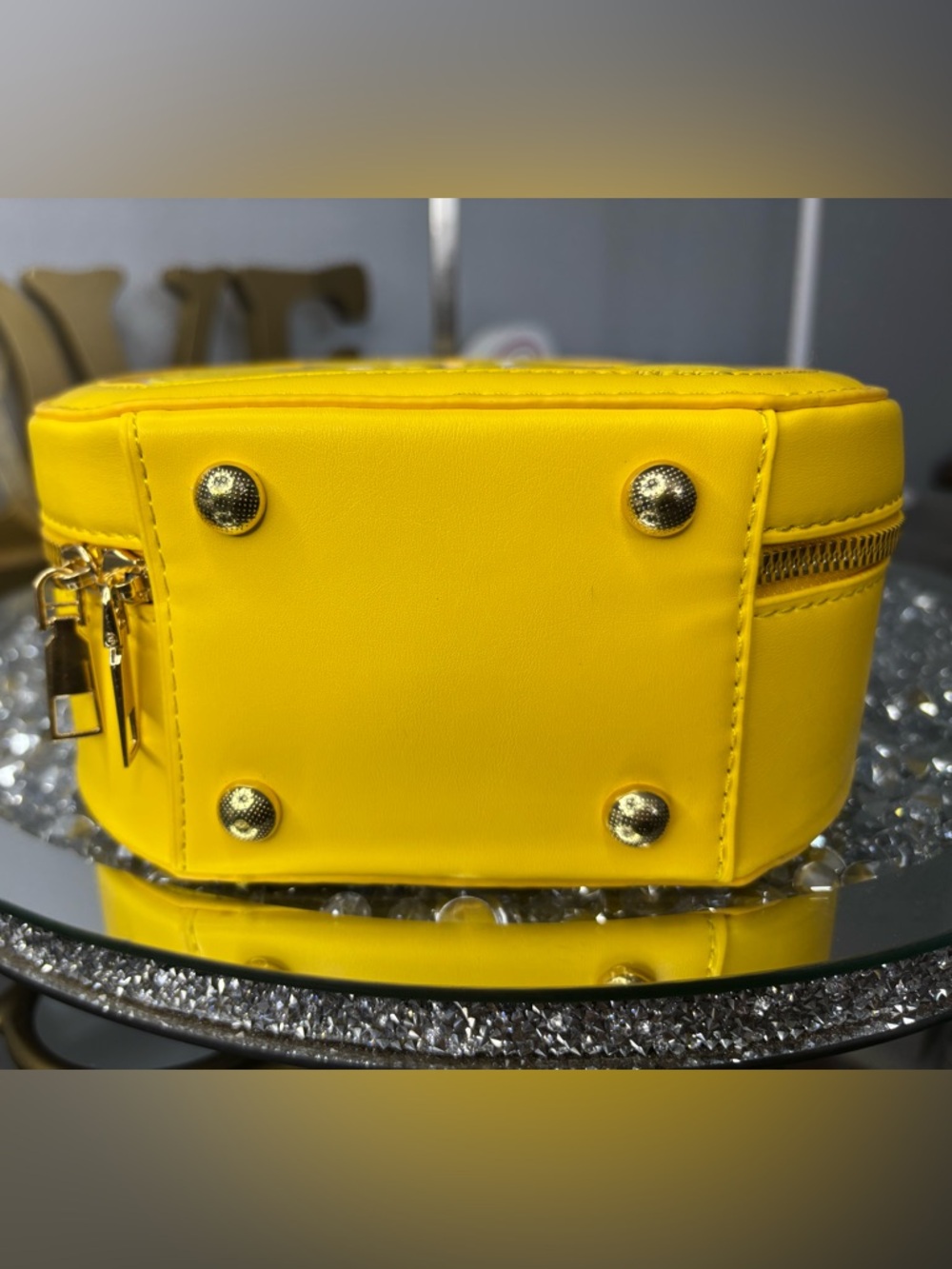 Yellow Citrus Round Crossbody Bag - Picture 10 of 12
